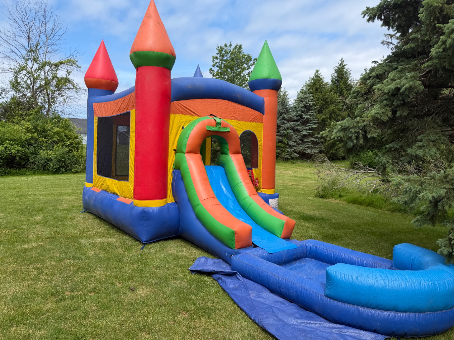 Rainbow Castle Water Combo