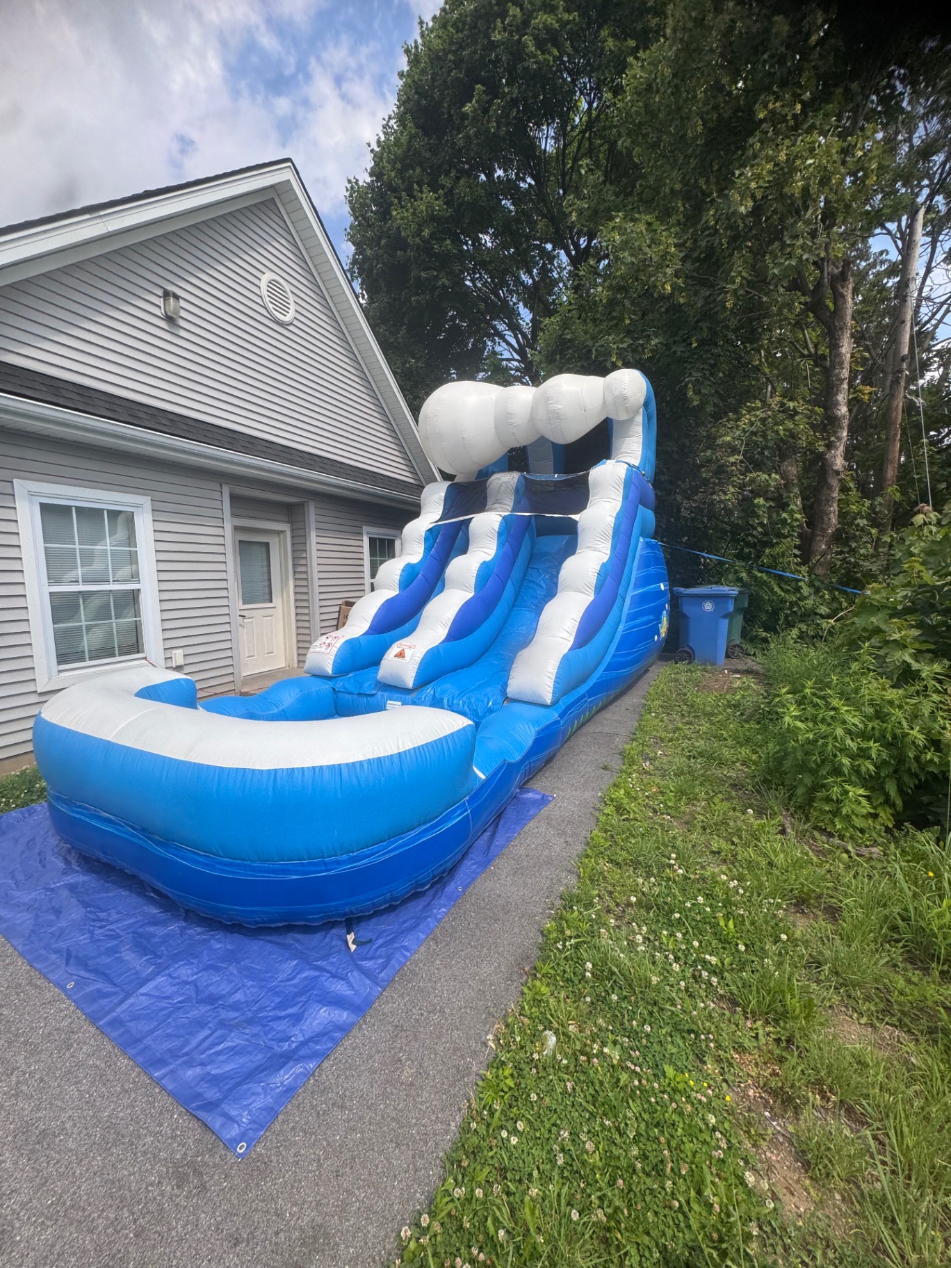 Blue Wave Water Slide